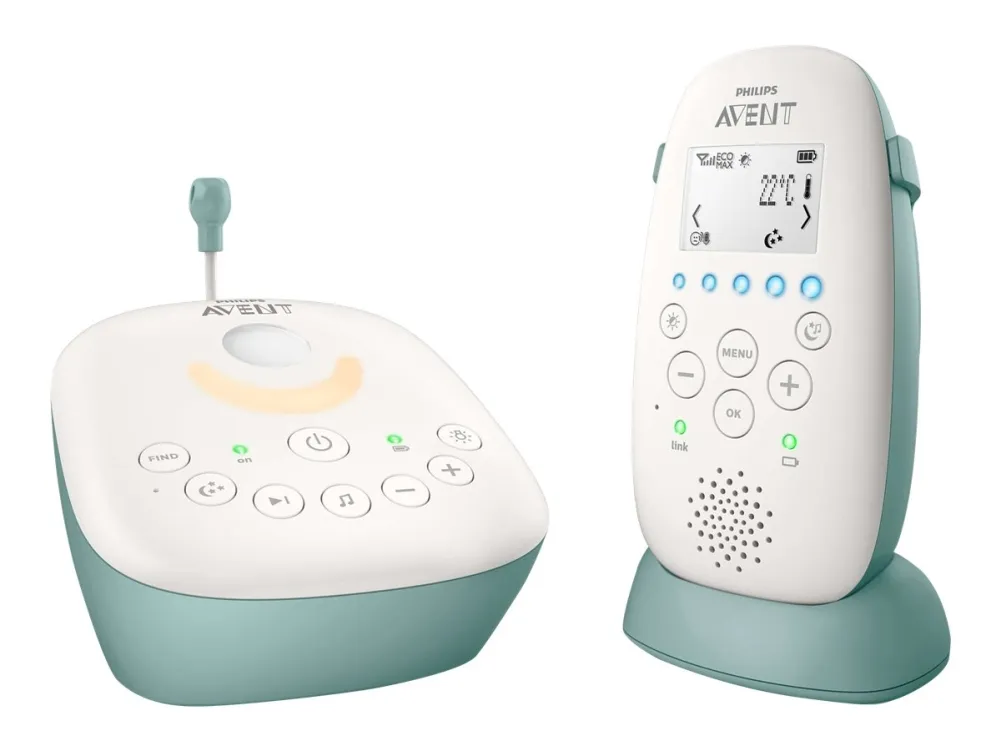 Philips AVENT SCD731 - Baby overvågningssystem - trådløs (DECT) LCD-monitor