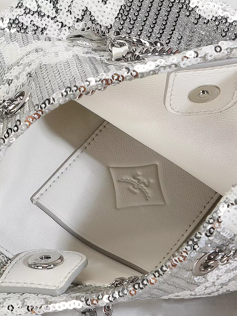 MCM Tasche -Bucket Bag HIMMEL  silber
