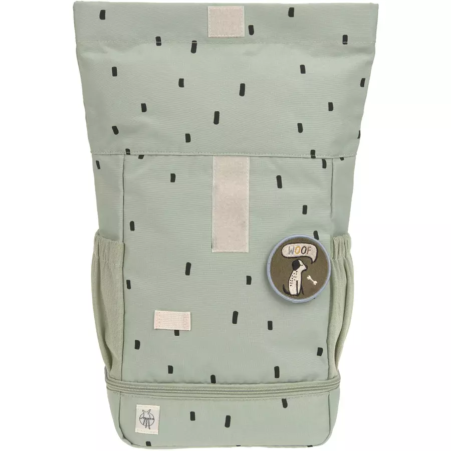 LÄSSIG Mini Rolltop Backpack Happy Prints light olive