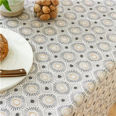 Toile cirée motif graphique