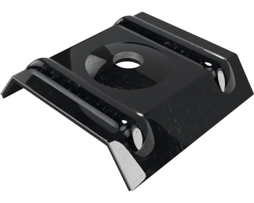 PRECIT kappen 25/30 voor trapeziumplaat W45, diepzwart RAL 9005, verpakking = 100 stuks