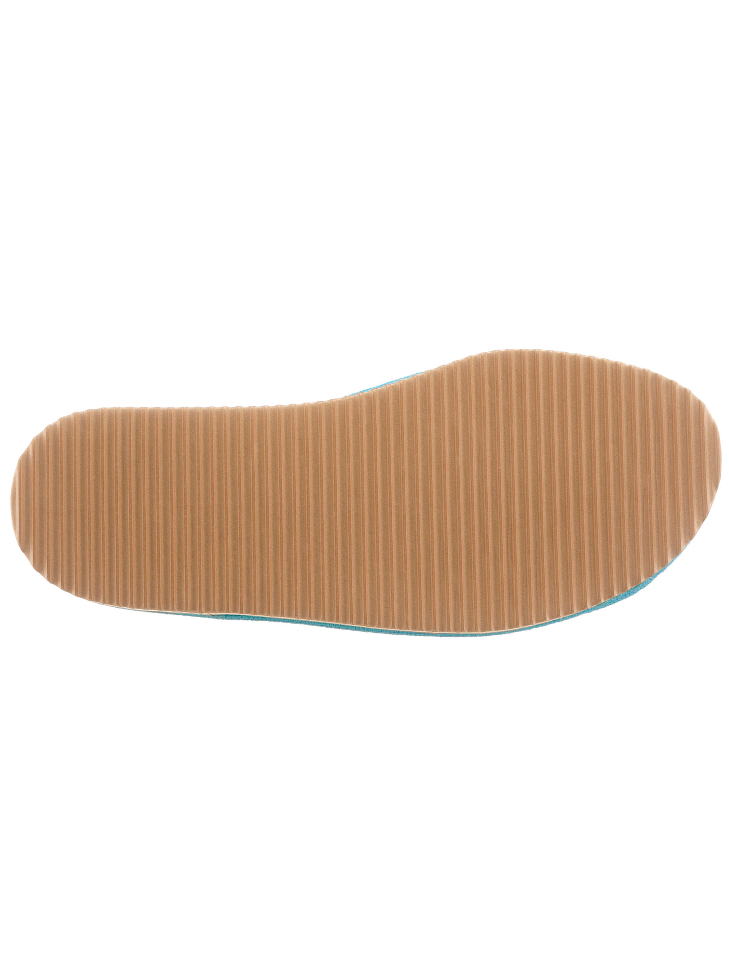 Pantoffel in türkis