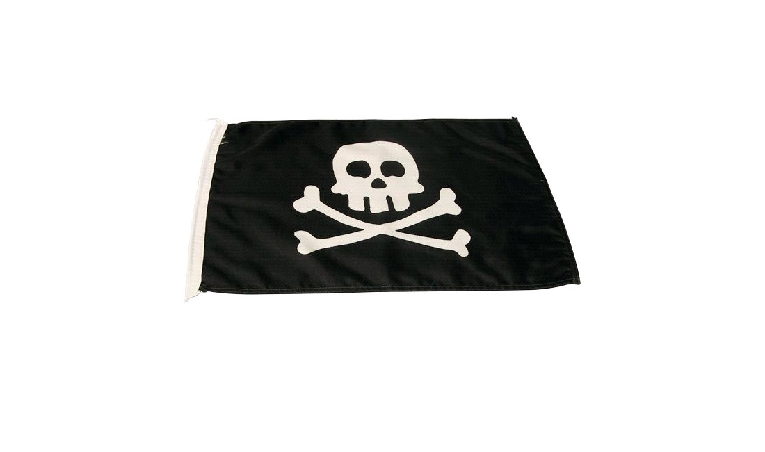 Humør-flag pirat 40x60cm