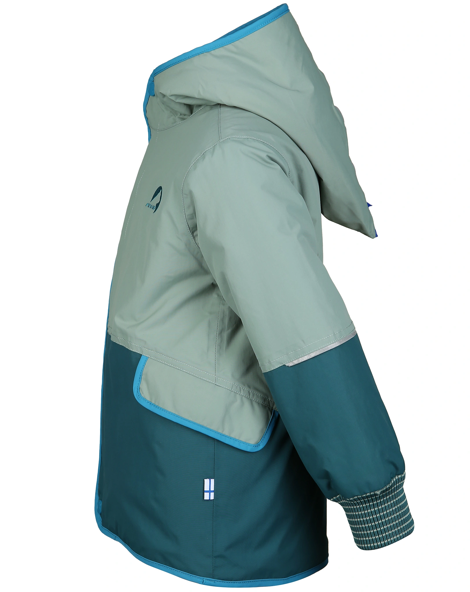 Winterjacke MOSKA MUKKA mit Teddyfutter in green bay/mosaic