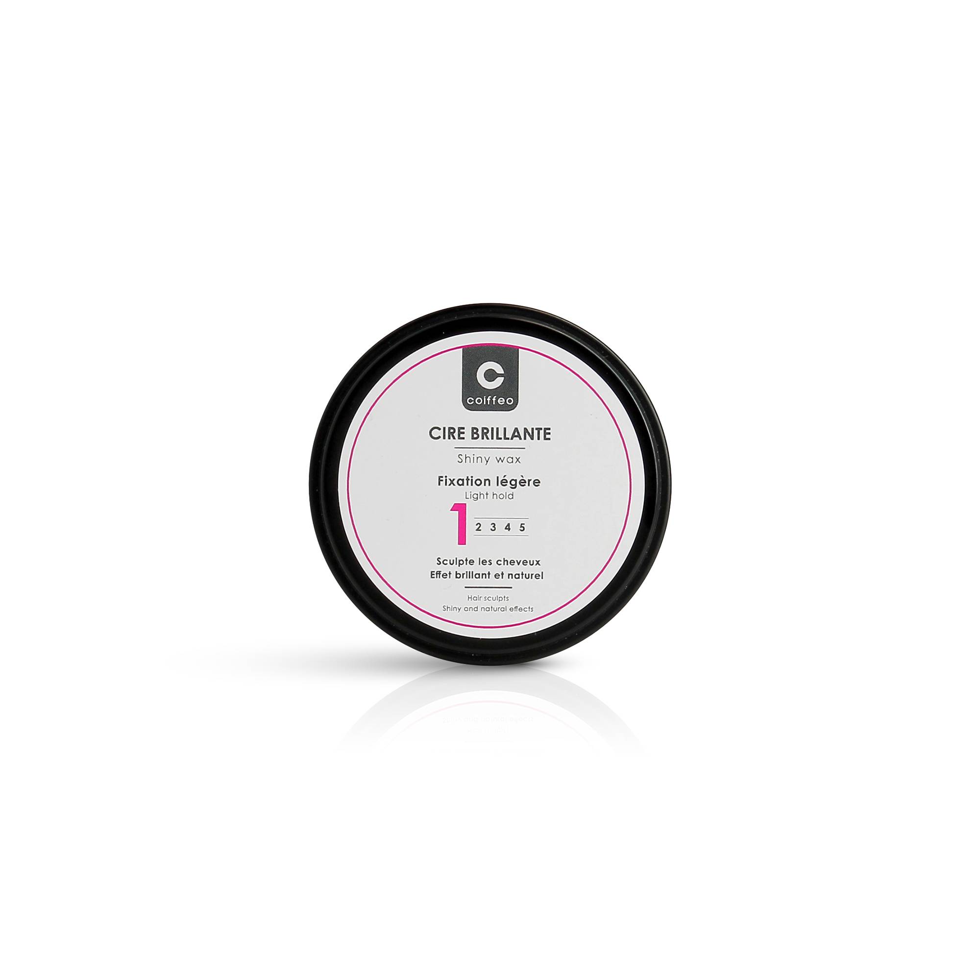 Cire effet brillant et naturel - fixation légère / 90ml