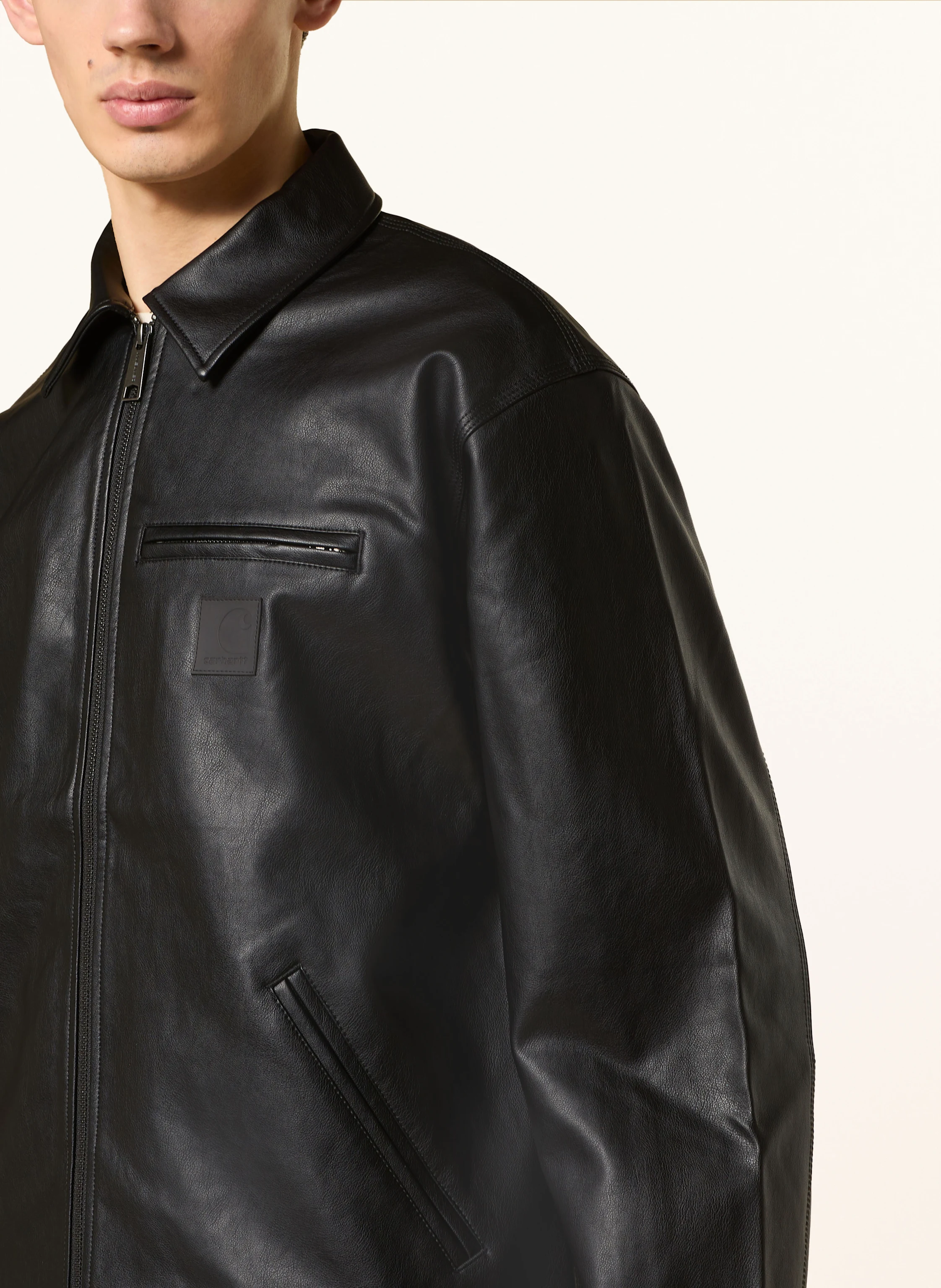 carhartt WIP Jacke DETROIT in Lederoptik