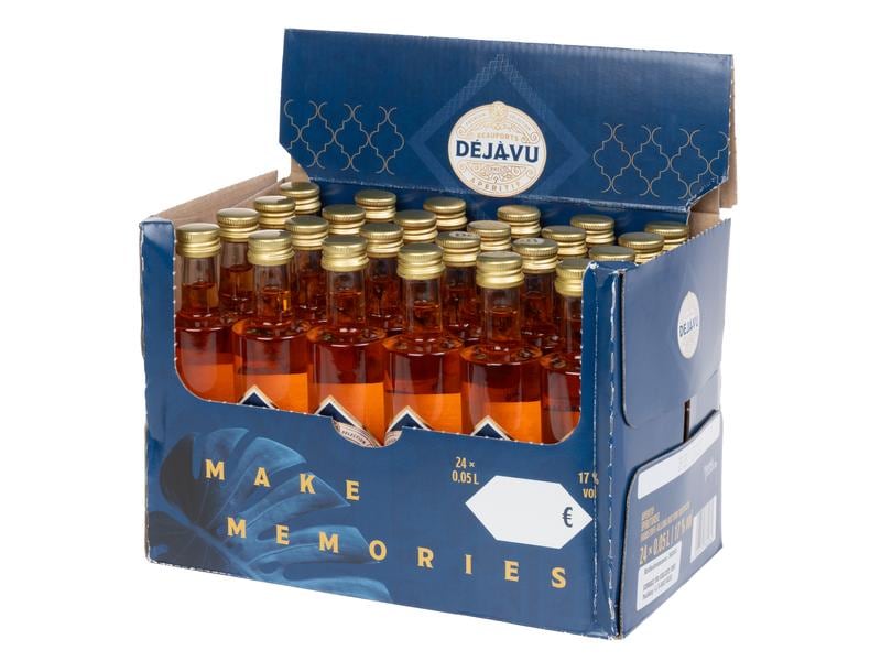 Déjà-Vu Oriental Aperitif 24 x 5 cl Aromatisches Weindestillat mit Grapefruitnoten