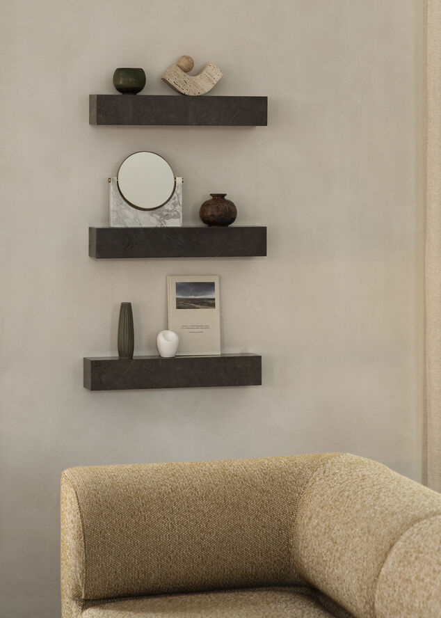 Audo Copenhagen Plinth Shelf, Brown, Grey Kendzo Grå