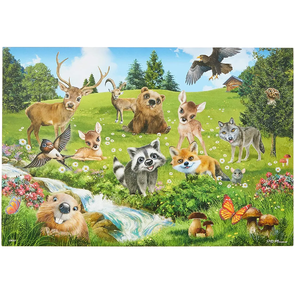 Puzzle 2 x 24 pièces - Animal Club