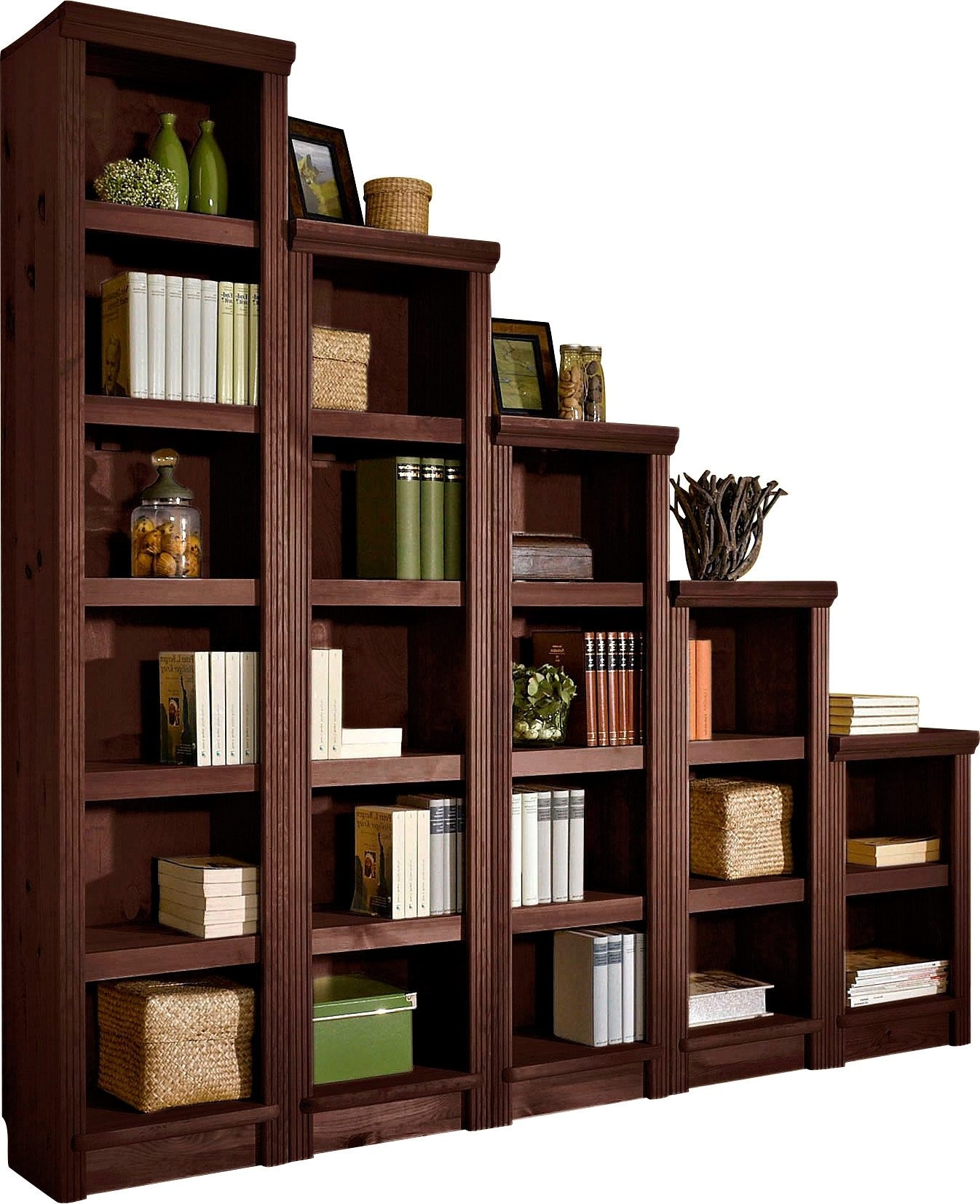 Home affaire Standregal »Soeren Stege« aus massiver Kiefer, Masse (B/T/H): 40/29/126 cm