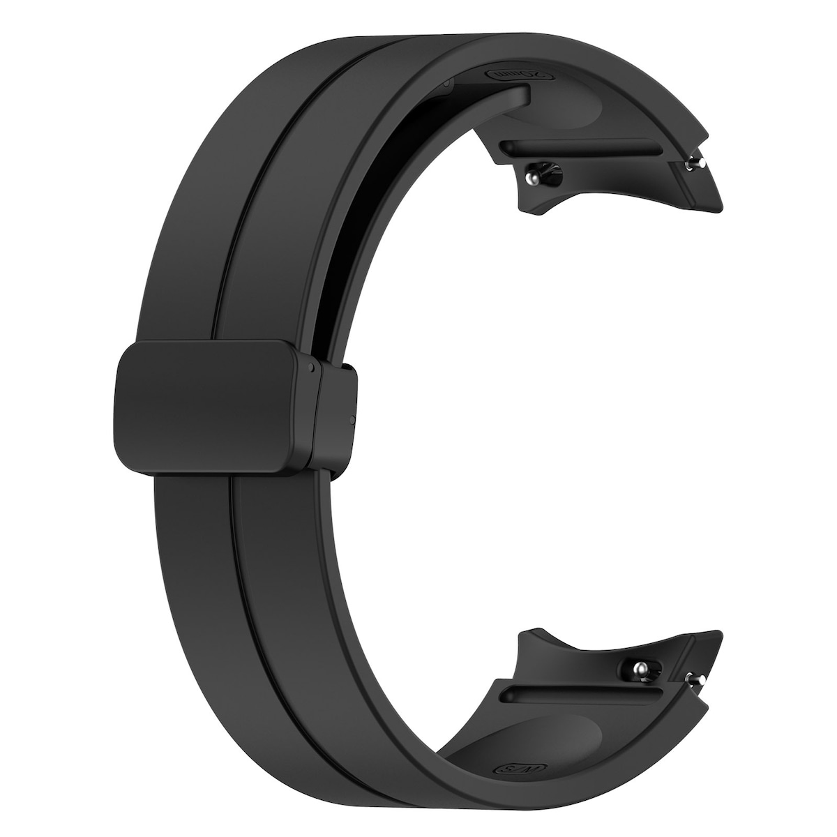 Silikonklokkerem 20 mm for Samsung Galaxy Watch 5/4 Sort 13.1+9.1 cm