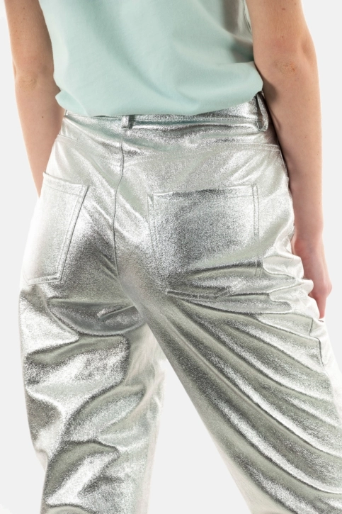 pantalons morgan 232-psilver argente