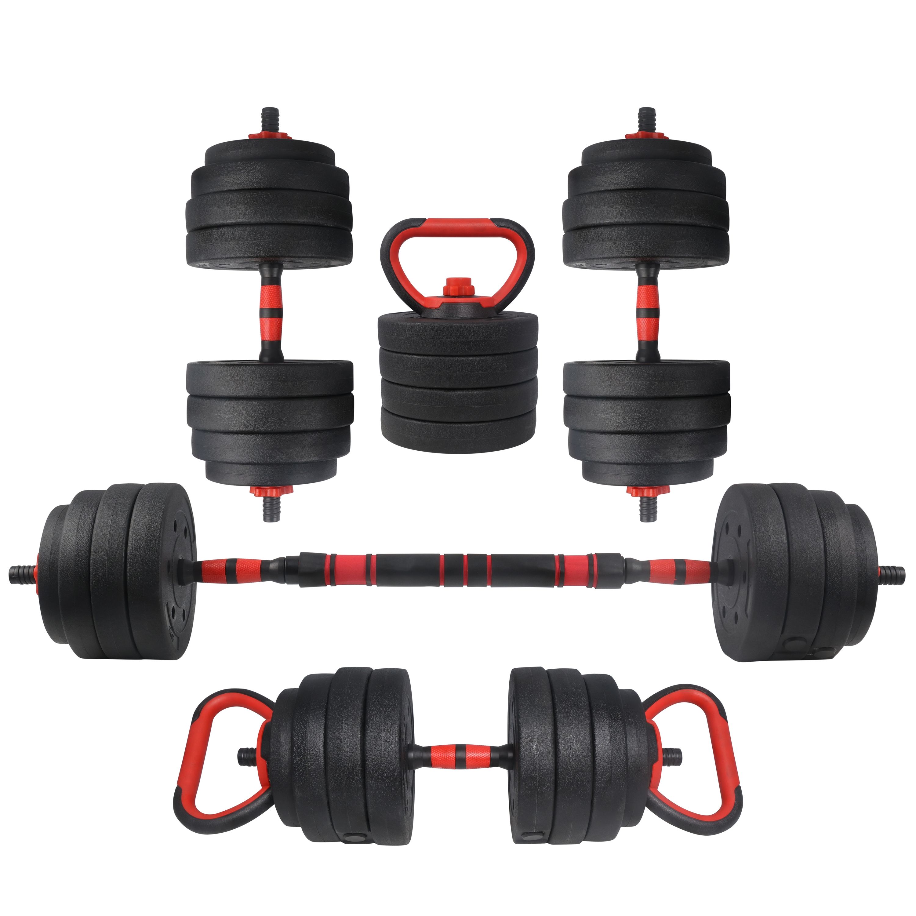 Hantelset 3-in-1 40 kg