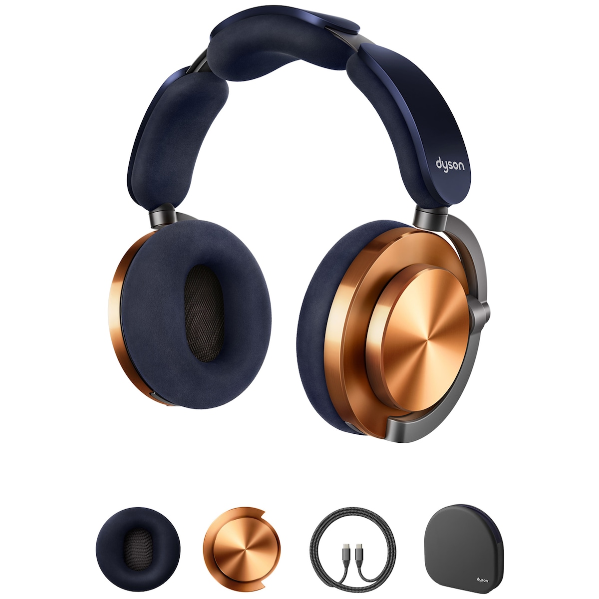 Dyson Ontrac CNC trådløse on-ear hodetelefoner (kobber)