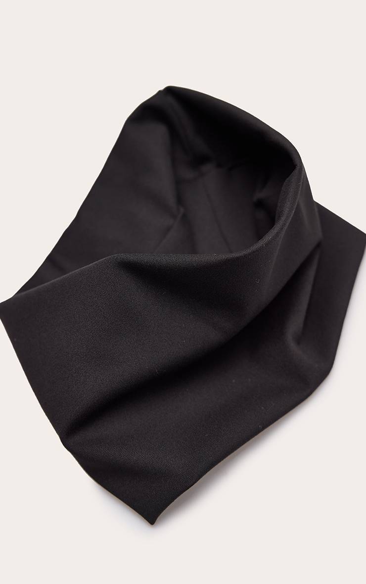 Noir Bandeau Jersey Extra Large