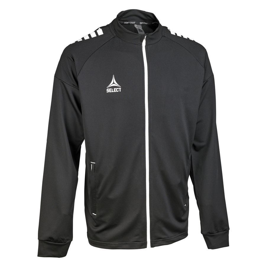 Select Maillot d'Entraînement Zip Espagne V25 - Noir/Blanc