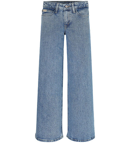 Calvin Klein Jeans - MR Wide Leg Relaxed - Salt And Pepper Blue