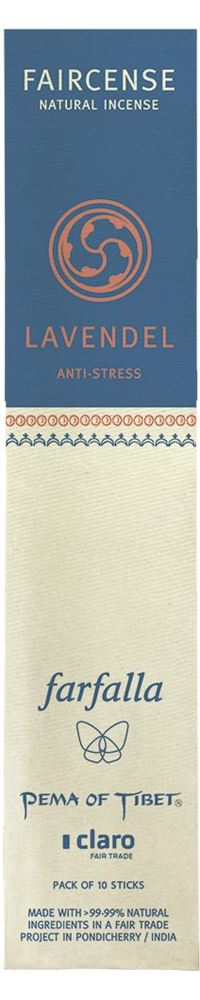 FAIRCENSE Räucherstäbchen Lavendel/Anti-Stress 10 Stk
