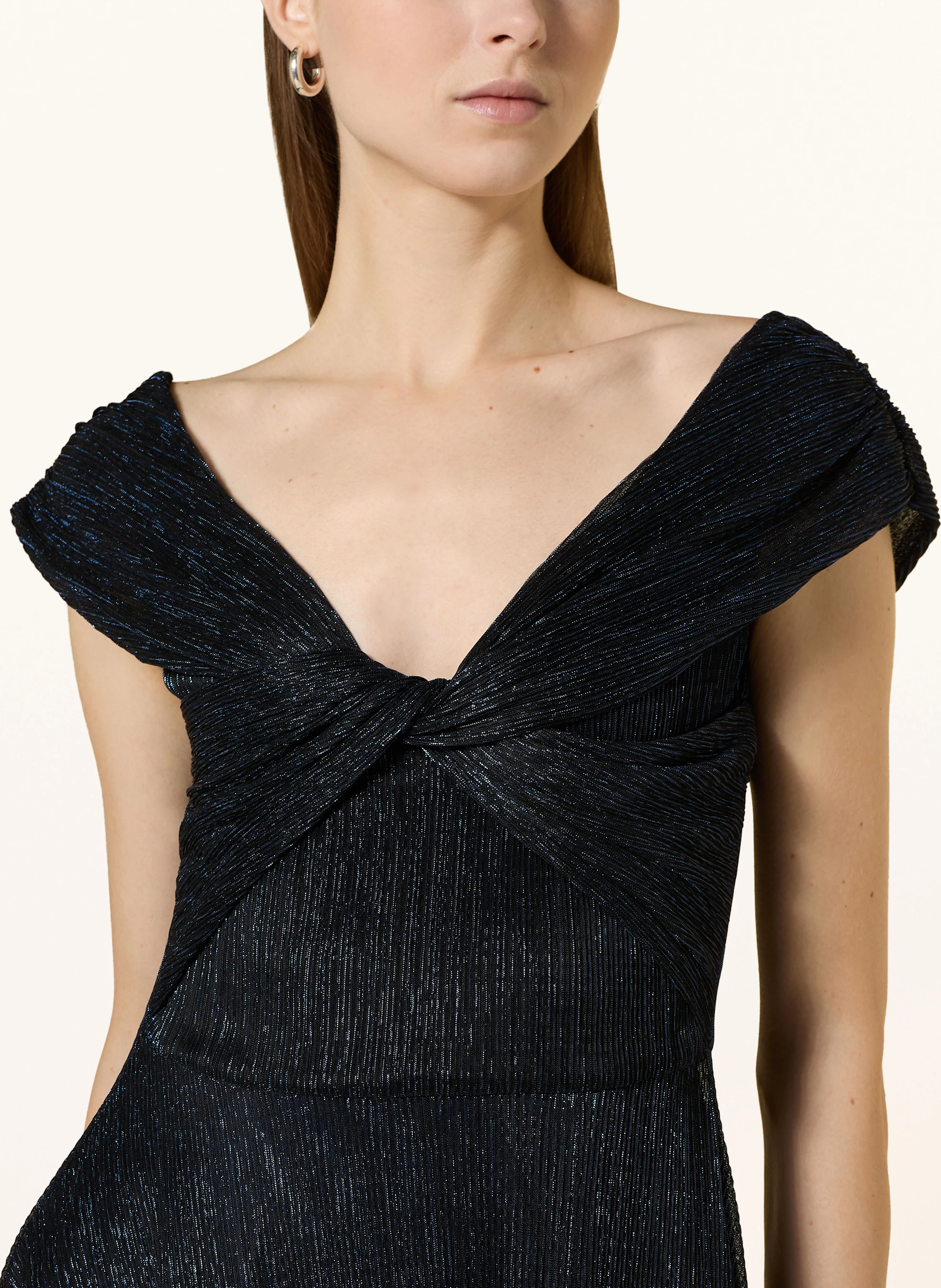 SWING Abendkleid mit Glitzergarn