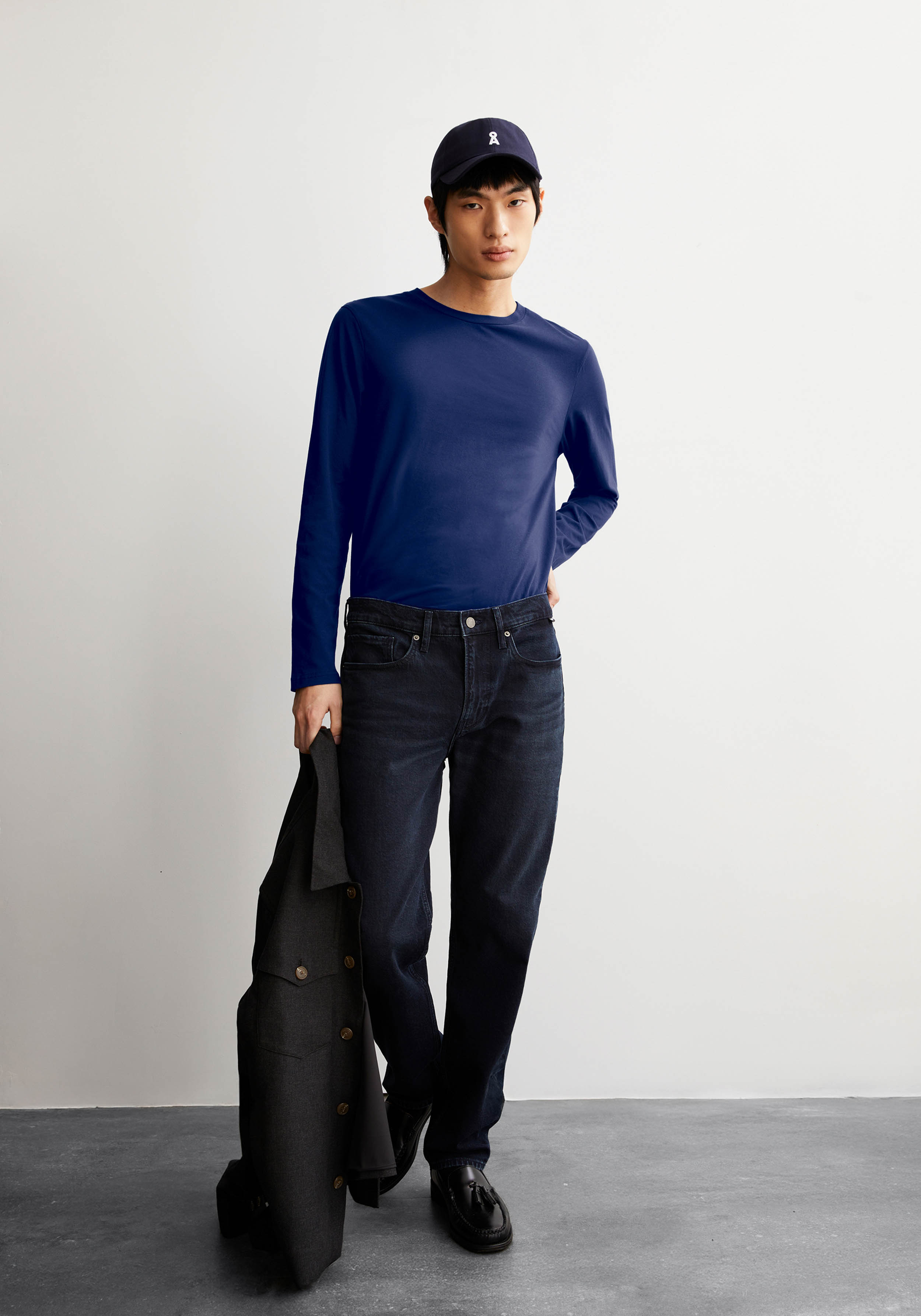 Armedangels Longsleeve Jaames Blue Noon