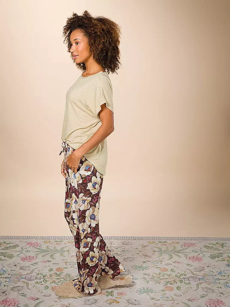 PIP STUDIO Pyjamahose BELIN ROSITA braun