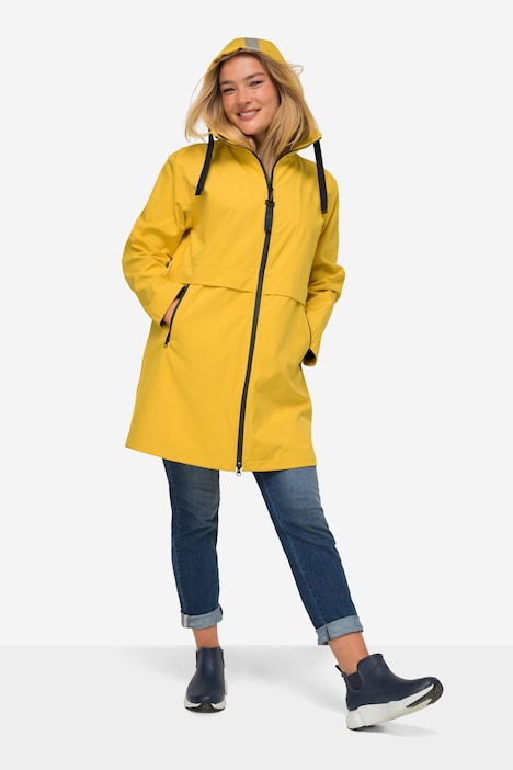 Softshell-Jacke, oversized, Kapuze