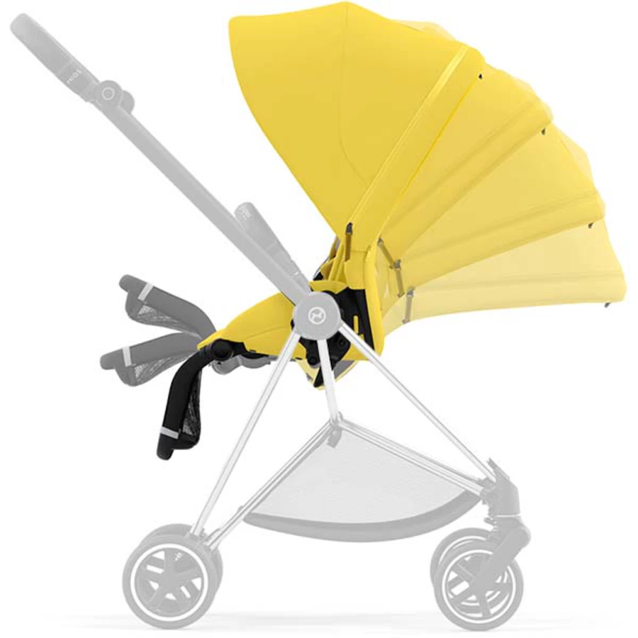 cybex PLATINUM Kombikinderwagen New Mios Chrome Black Mustard Yellow