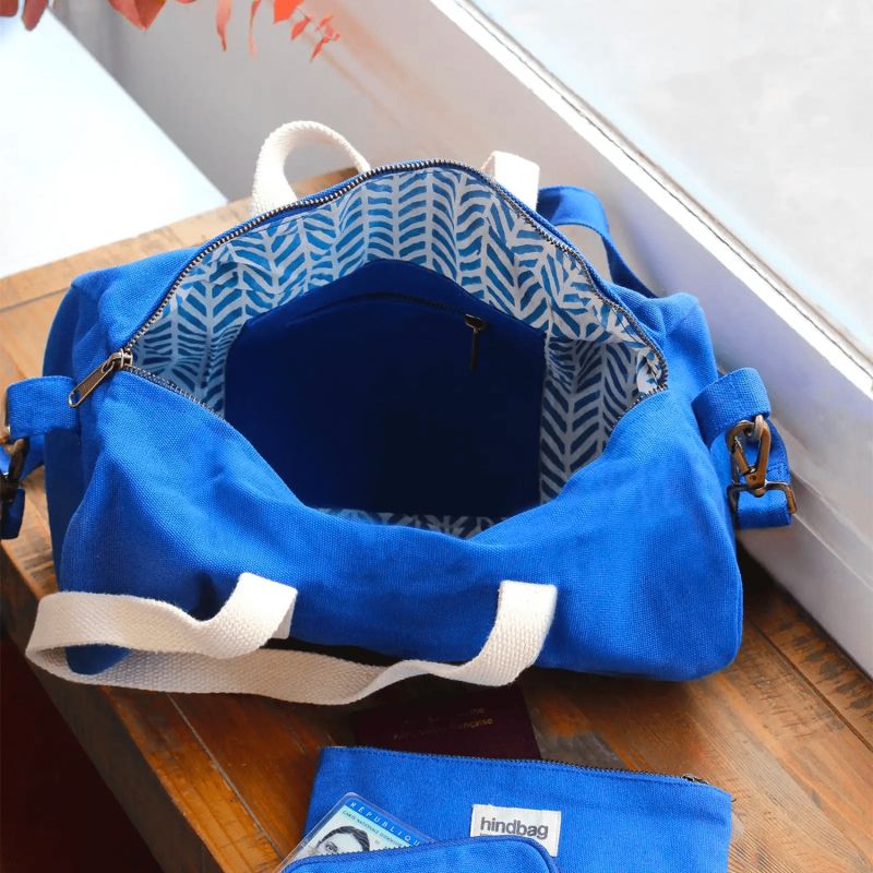 Sac polochon Mini Simon 35 cm Bleu Electrique