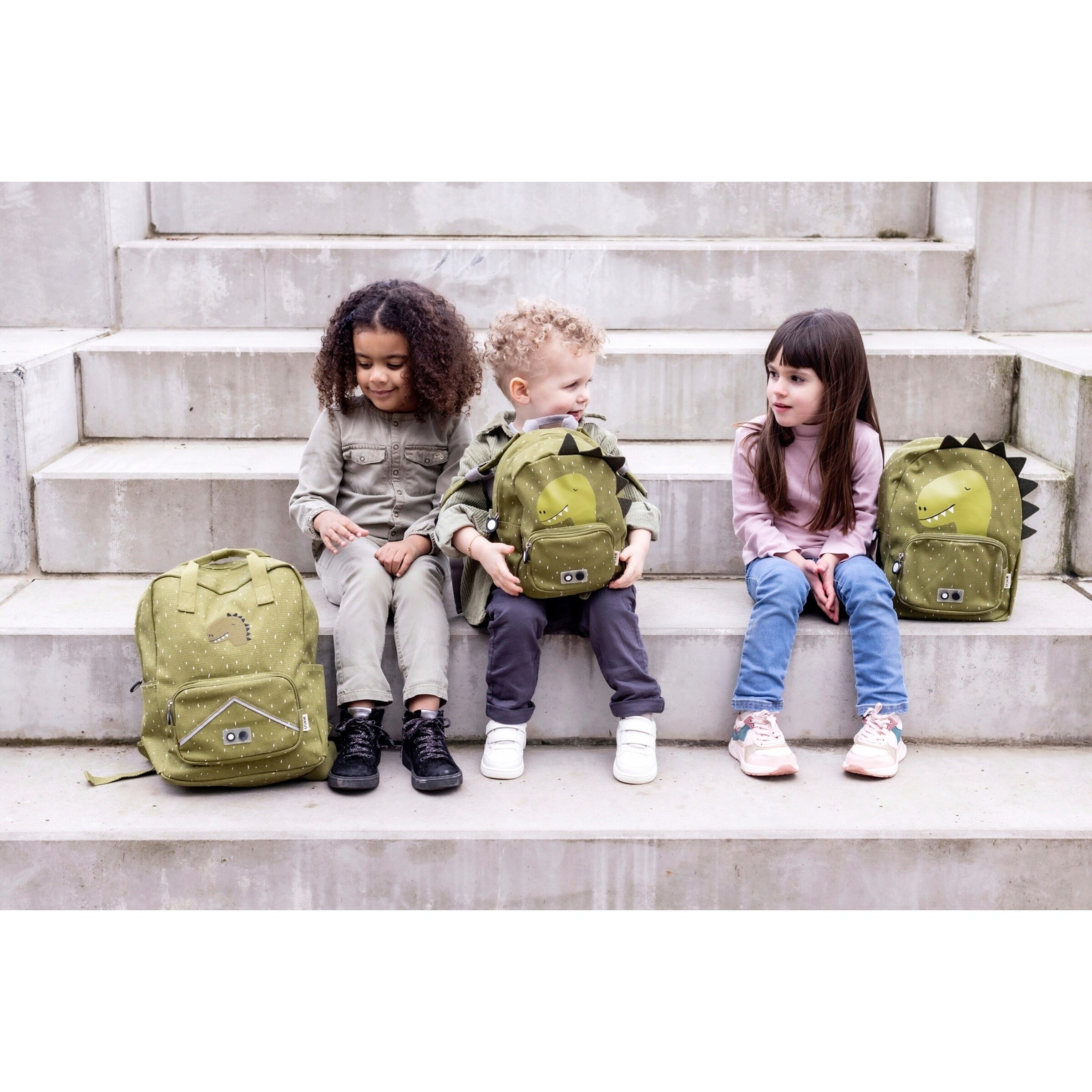 trixie Kindergartenrucksack grün - Mr. Dino