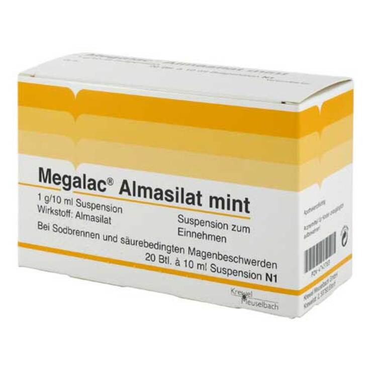 Megalac Almasilat mint Suspension, 20X10 ml