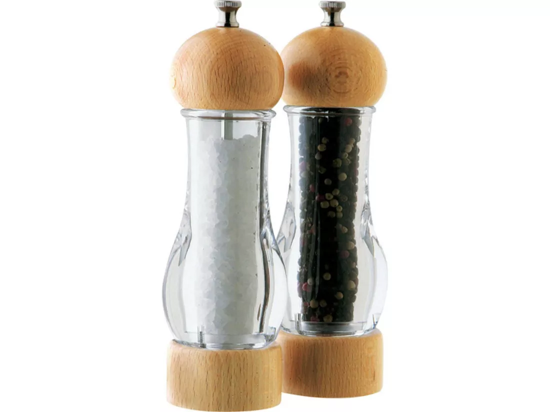 Menastyl - Moulin A Poivre Brio 19cm En Bois D'hevea Naturel