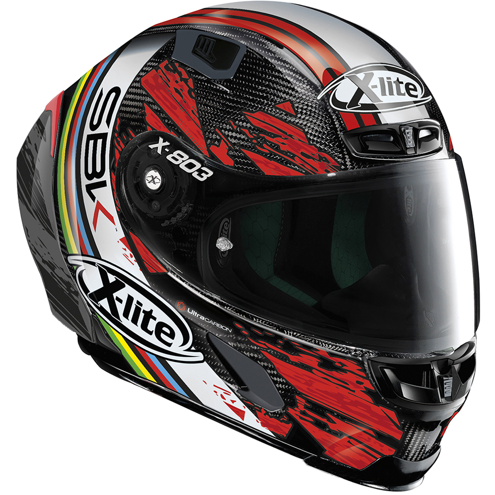 X-lite - Casque X-803 RS Ultra Carbon SBK Noir / Rouge