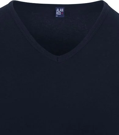 Alan Red Oklahoma T-Shirt Stretch Navy (2-Pack) 6681/2P/06 Oklahoma T-shirt Navy kopen