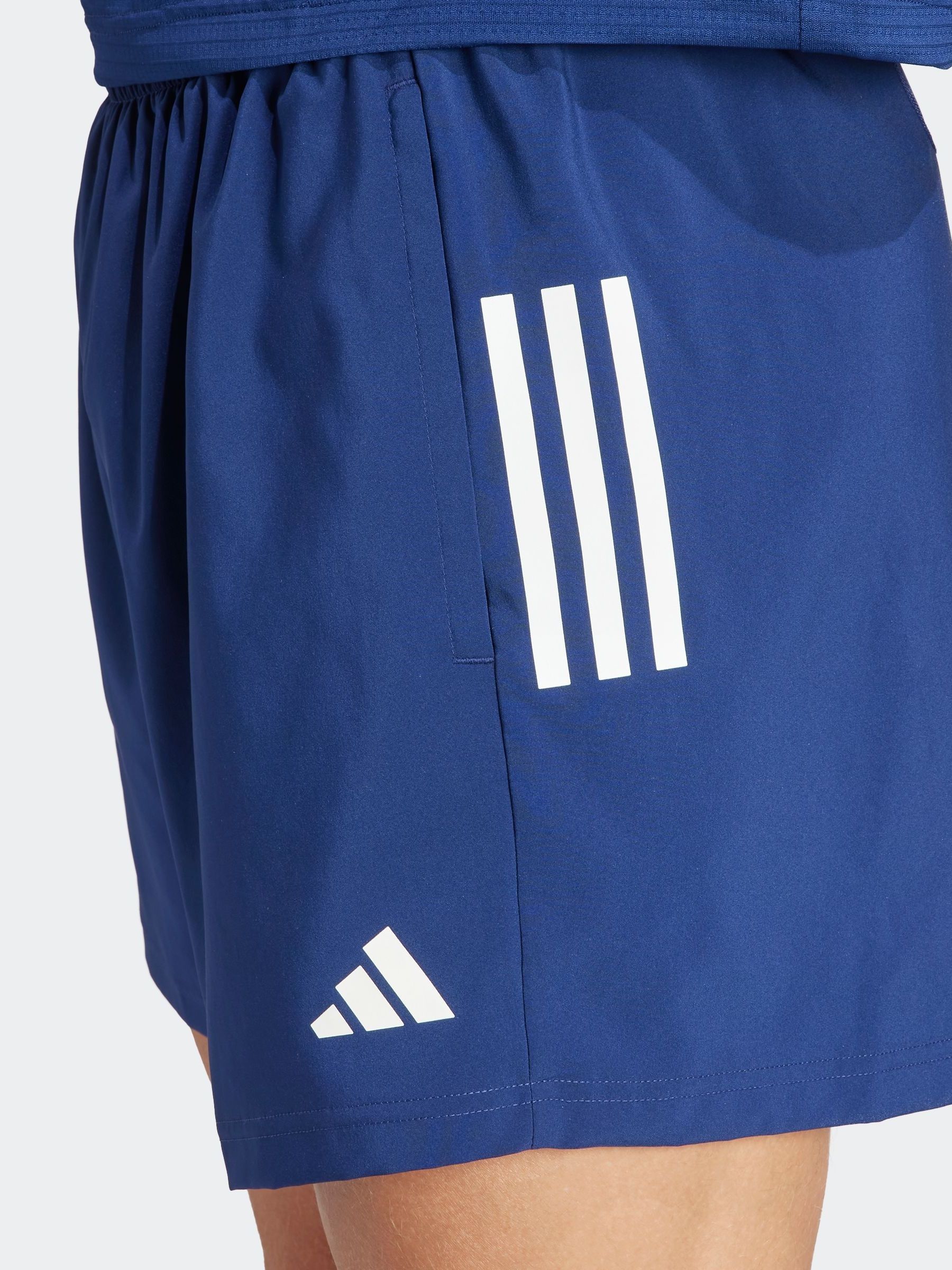 Donkerblauw - adidas Own The Run short