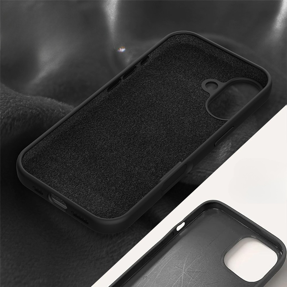 iPhone 17 Silikon Case Hülle - Schwarz