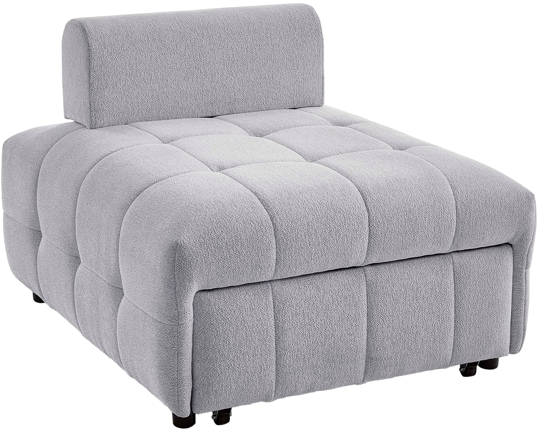 ATLANTIC home collection Sofa »Fabio« Schlafsessel mit Sitztiefenverstellung