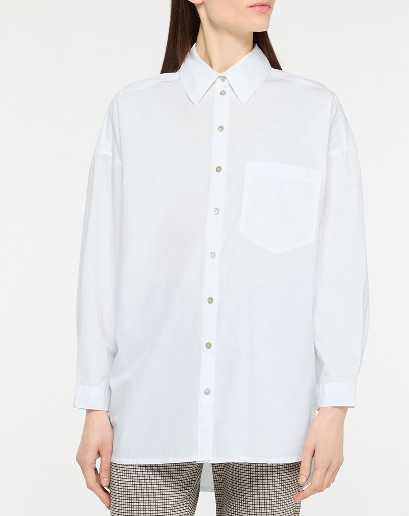 Yerse Chemise Sakura blanche