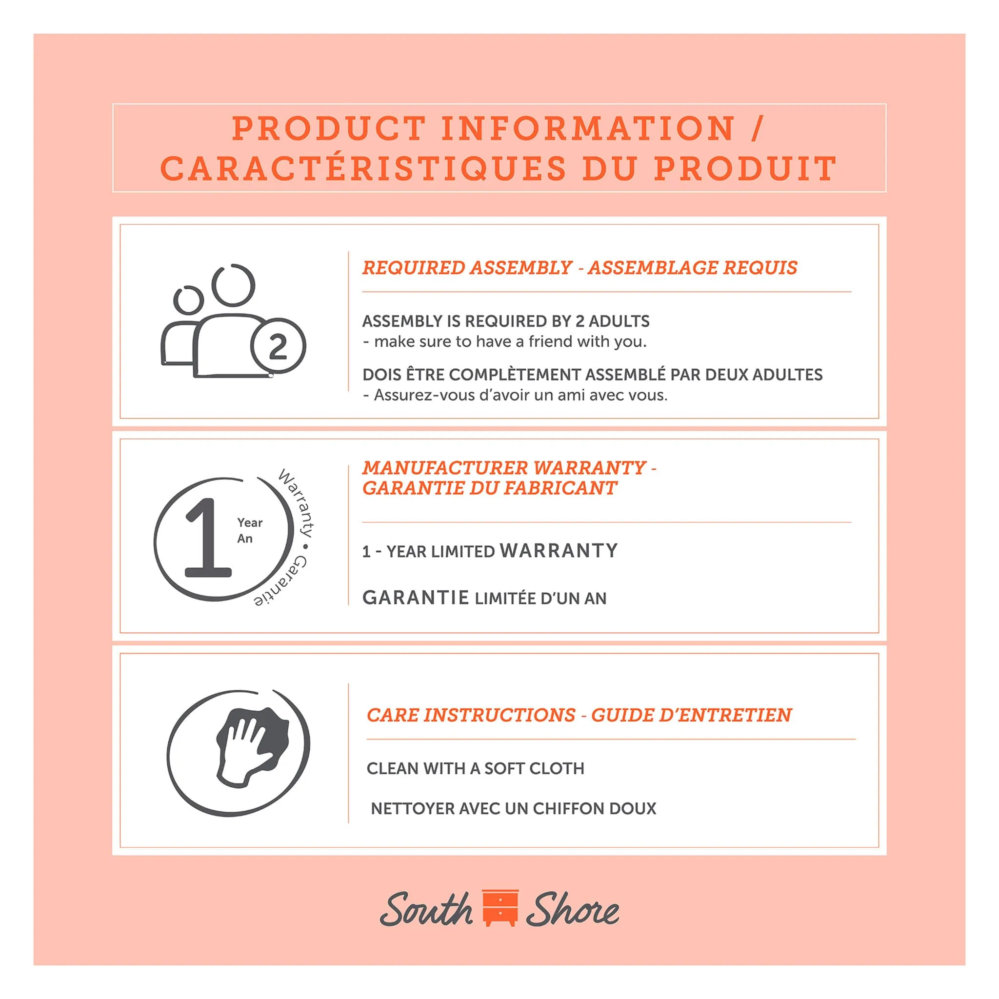 South Shore Lit de jour - Sweedi Bois naturel