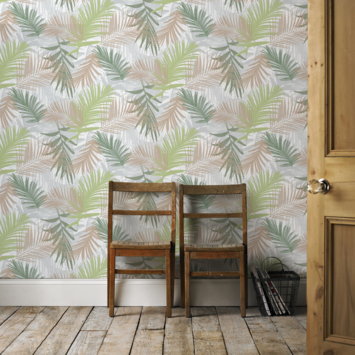 Vliesbehang Jungle glam groen-goud 104265