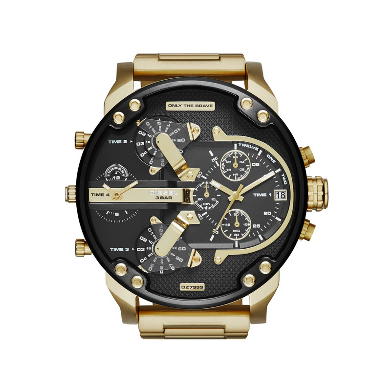 Montre Diesel homme acier doré