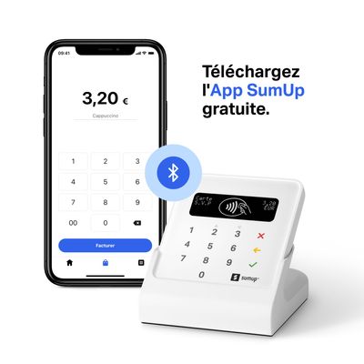 Sumup Air + SumUp - Terminal de Paiement mobile et autonome + station de recharge