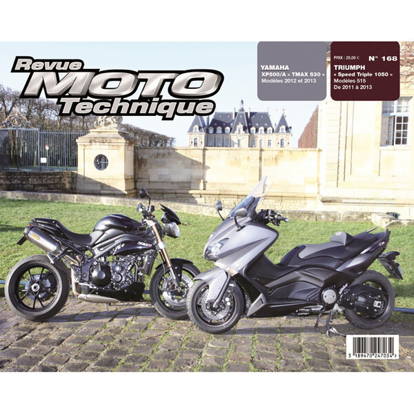 Etai - RMT 168 TRIUMPH SPEED TRIPLE (2011 à 2013) - YAMAHA T-MAX 530 (2012 à 2013)