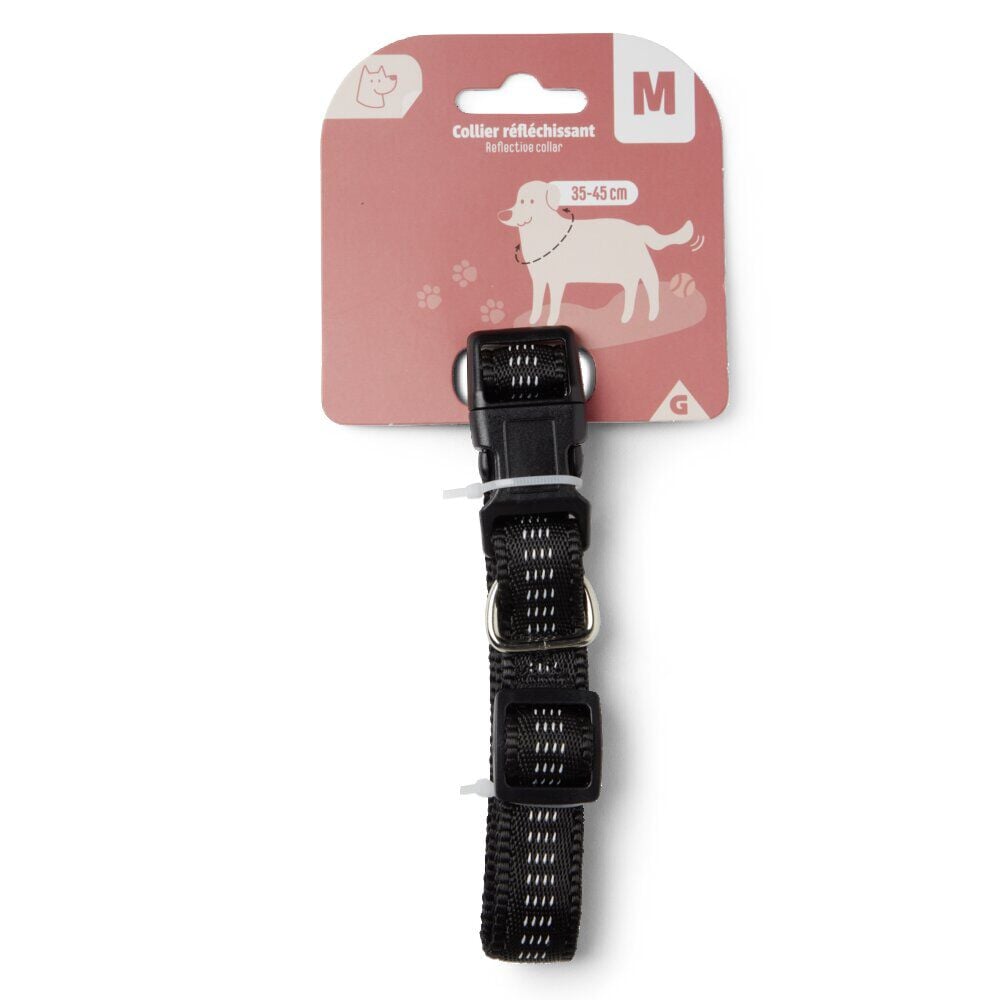Collier réflechissant pour chien moyen - Taille M