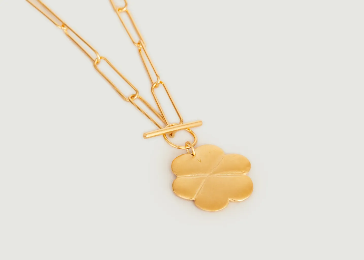 Collier Clover chaîne XL 43cm Par Coeur