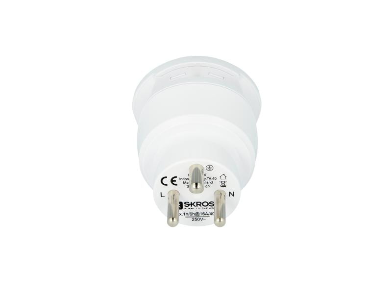 SKROSS Reiseadapter Combo World – DNK 2 in 1 Lösung