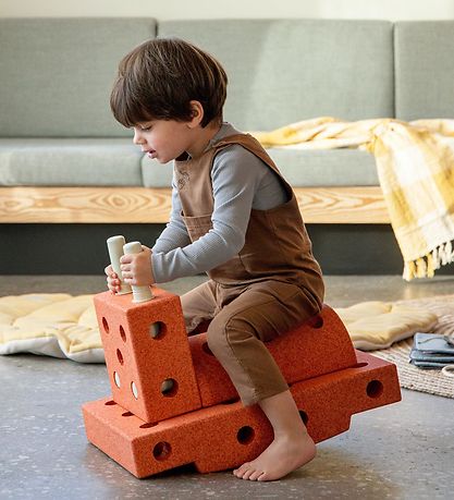 MODU Klotz Rund - 30x20x10 cm - Burnt Orange