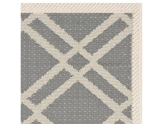 Tapis Anthracite & Beige 122 X 170 cm - Thalia