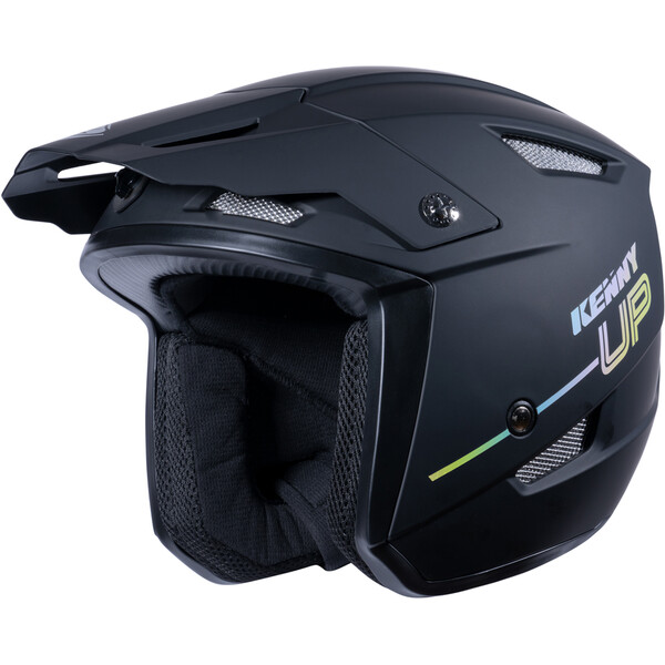 Kenny - Casque Trial Up Graphic - 2022 Noir Mat / Holographic