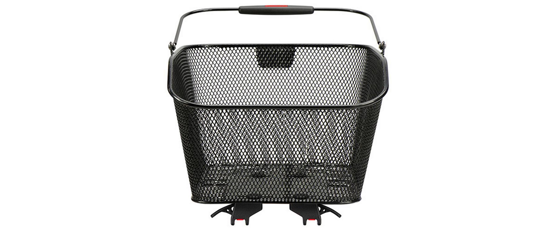 Velokorb City Korb 2 KorbKlip SchwarzHinterradkorb im Längsformat