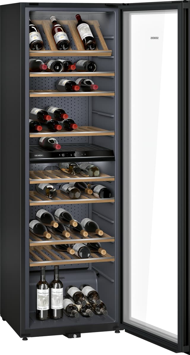 Siemens Vinopbevaring KW36KATGA (sort)